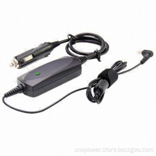 Laptop-in-car Charger for Asus, 12V/3A, 36W, 4.8*1.7mm, L-tip Black Color